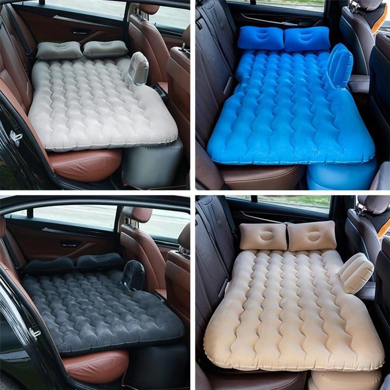 Car Inflatable Bed, Flocking Car Mattress, Easy to Carry, Soft & Comfortable Car Inflatable Mattress, Car Accessory, Travel Accessories