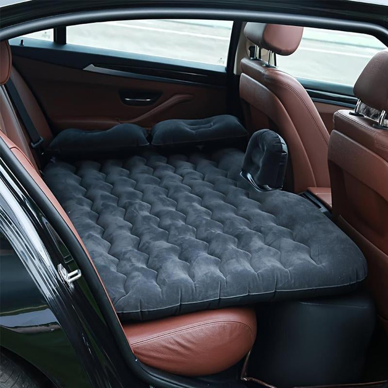 Car Inflatable Bed, Flocking Car Mattress, Easy to Carry, Soft & Comfortable Car Inflatable Mattress, Car Accessory, Travel Accessories