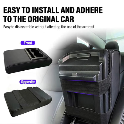Comfort and Style Combined: Memory Foam Car Armrest Cushion for Ultimate Console Protection