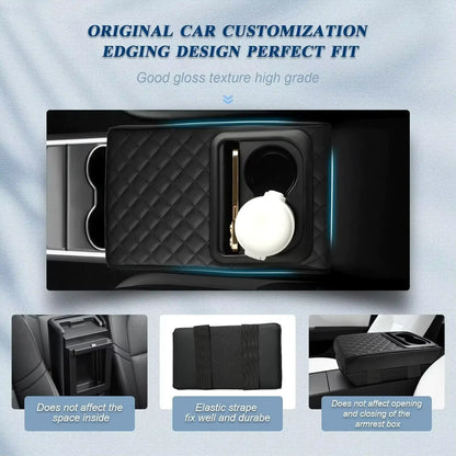 Comfort and Style Combined: Memory Foam Car Armrest Cushion for Ultimate Console Protection