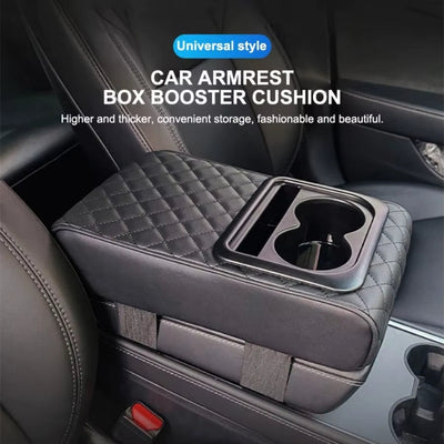 Comfort and Style Combined: Memory Foam Car Armrest Cushion for Ultimate Console Protection