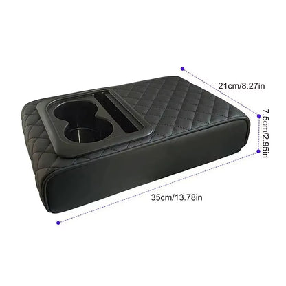Comfort and Style Combined: Memory Foam Car Armrest Cushion for Ultimate Console Protection