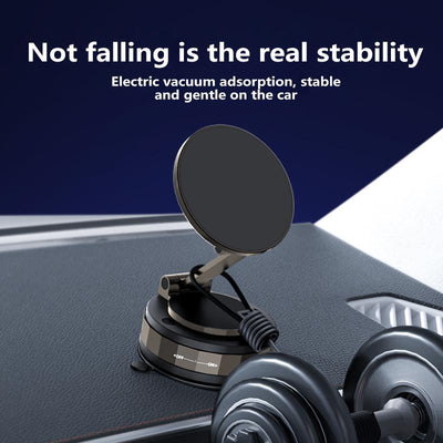 Car Stuff Vacuum Magnetic Car Phone Holder for Magsafe, 360° Adjustable Mount[90+Lbs Suction & 2500Gf Magnetic], Cell Phone Holders for Your Car Mount for Iphone & Android