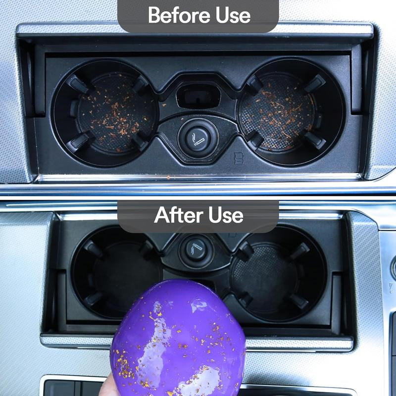 Cleaning Gel for Car Detailing Putty Car Putty Auto Detail Tools Car Interior Cleaner Car Cleaning Slime Car Crevice Cleaner Car Accessories Keyboard Cleaner Purple