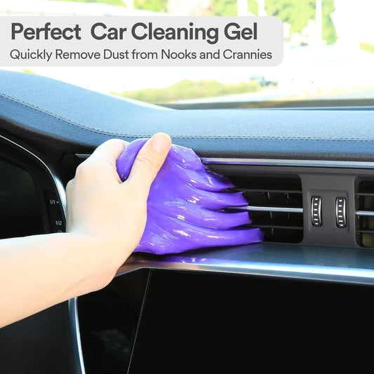 Cleaning Gel for Car Detailing Putty Car Putty Auto Detail Tools Car Interior Cleaner Car Cleaning Slime Car Crevice Cleaner Car Accessories Keyboard Cleaner Purple