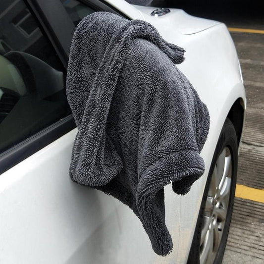 Premium Thickened Car Wash Towel - Ultra-Soft, Durable, and Multifunctional Cleaning Cloth for Professional Car Care